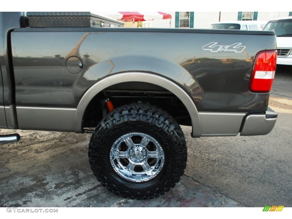 2006 F150 Lariat SuperCrew 4x4 - Dark Stone Metallic / Tan photo #36