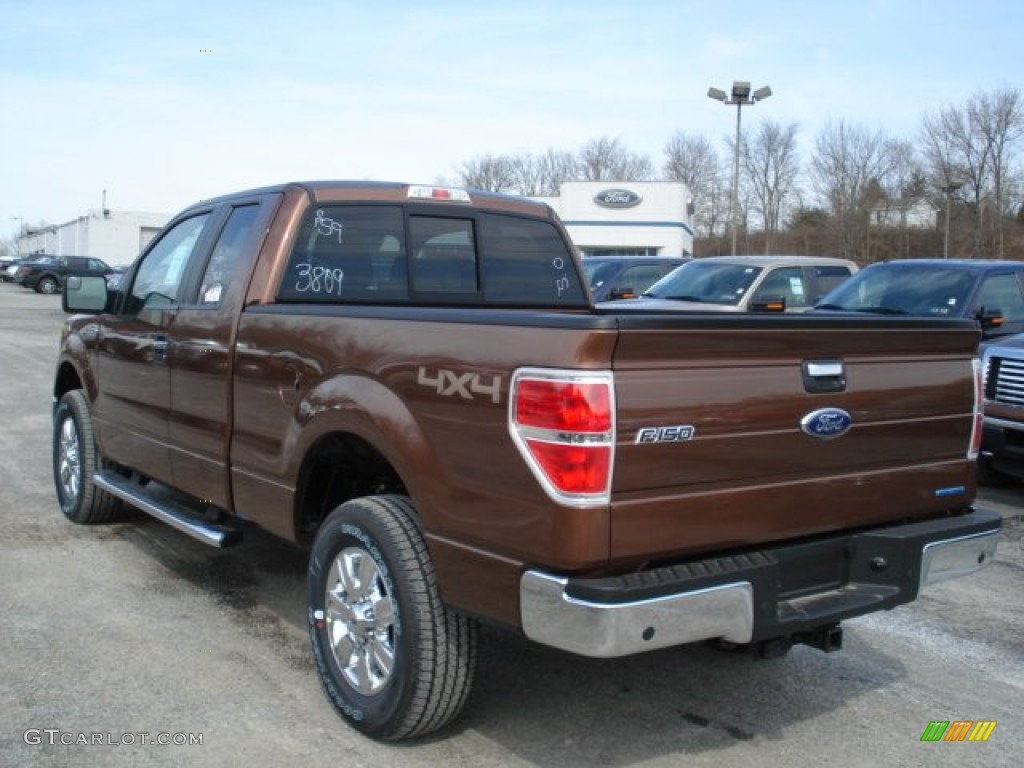 2012 F150 XLT SuperCab 4x4 - Golden Bronze Metallic / Pale Adobe photo #6