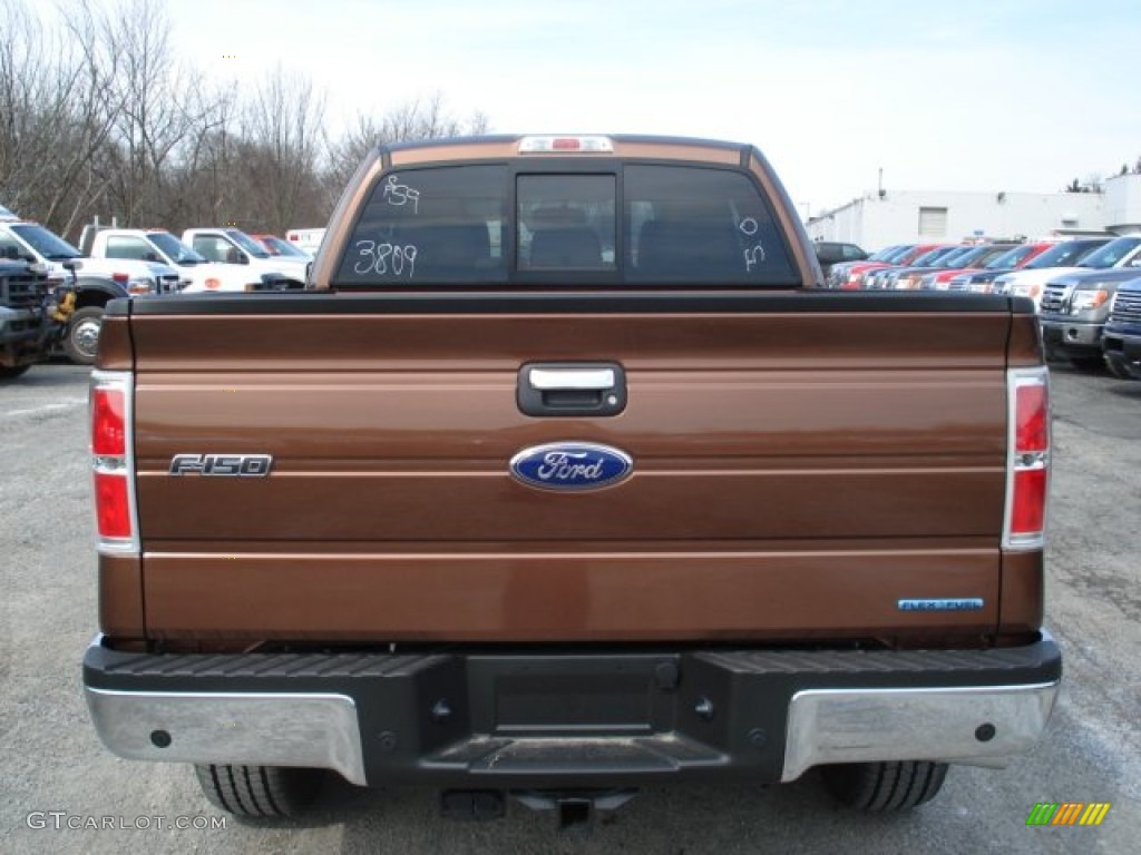 2012 F150 XLT SuperCab 4x4 - Golden Bronze Metallic / Pale Adobe photo #7