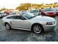 1999 Silver Metallic Ford Mustang GT Convertible  photo #2