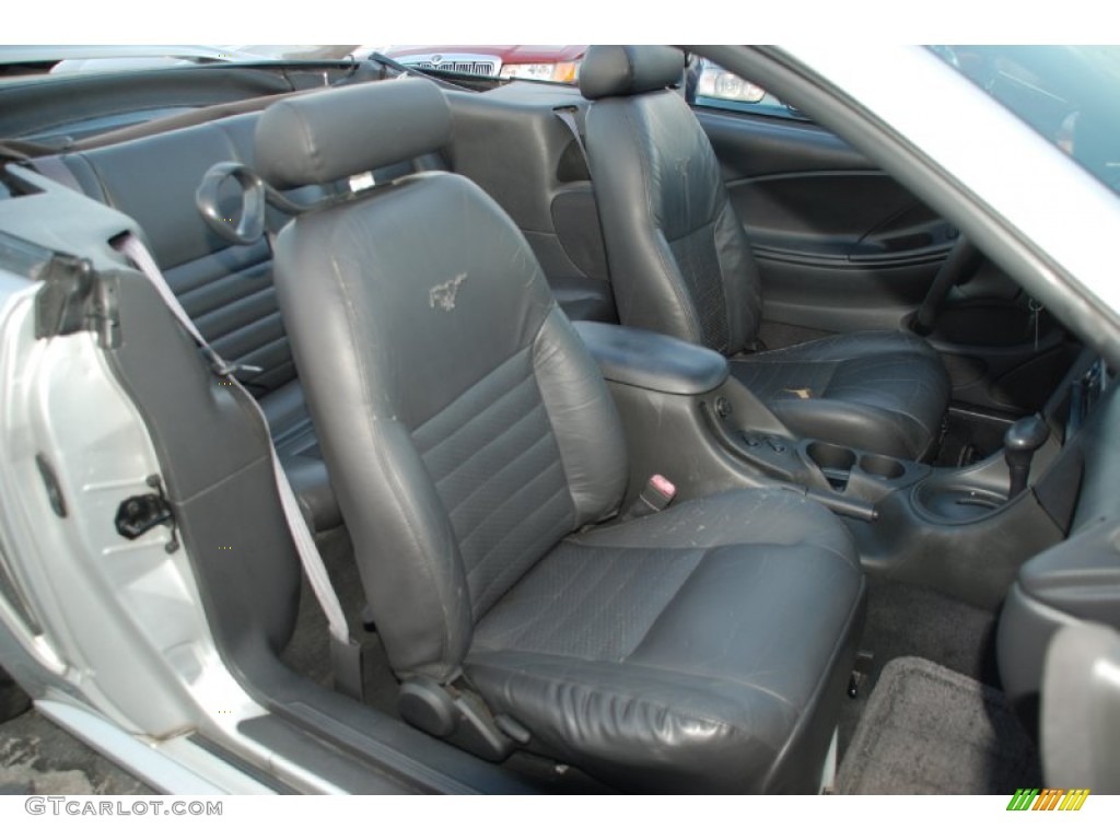 Dark Charcoal Interior 1999 Ford Mustang GT Convertible Photo #61999483