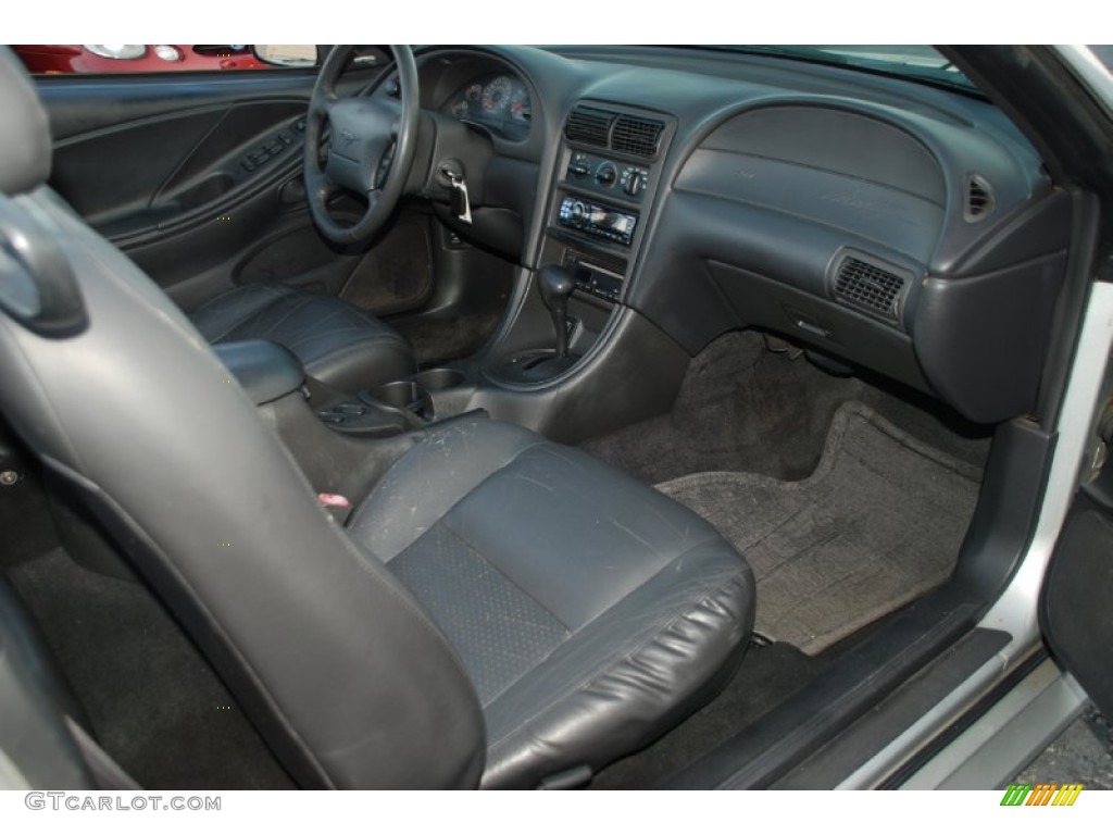 1999 Mustang GT Convertible - Silver Metallic / Dark Charcoal photo #22