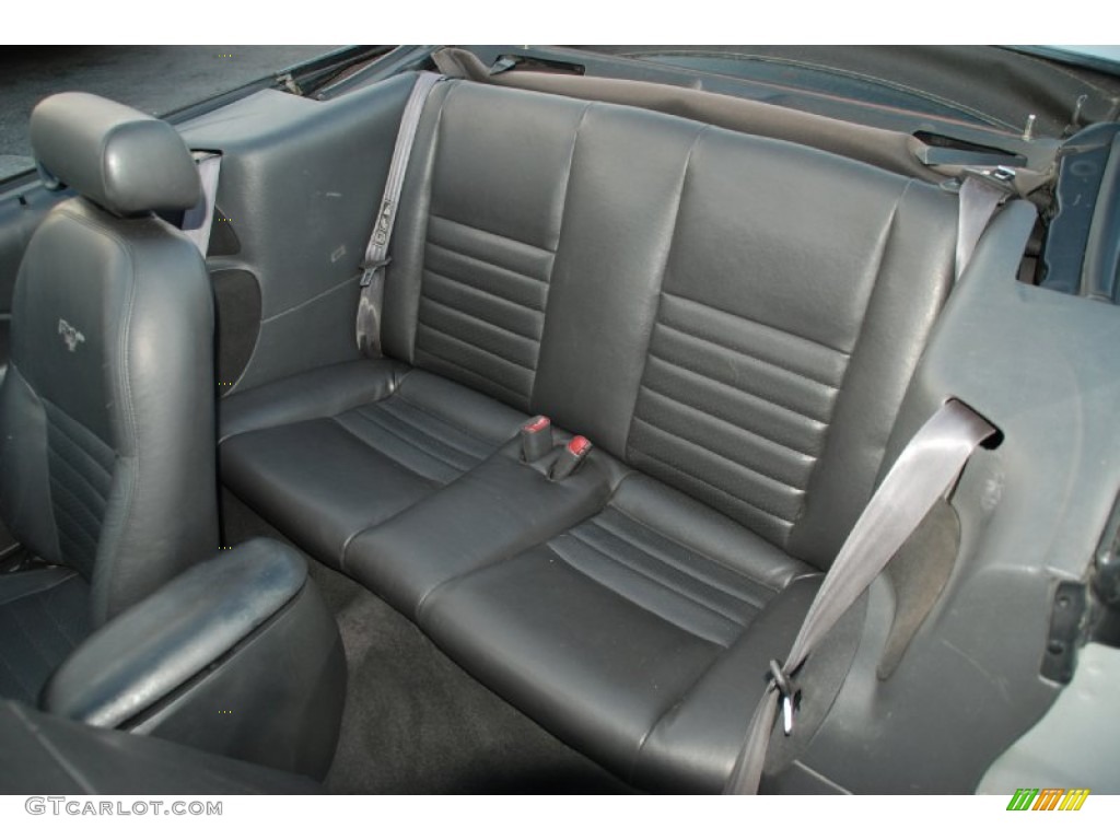 Dark Charcoal Interior 1999 Ford Mustang Gt Convertible Photo