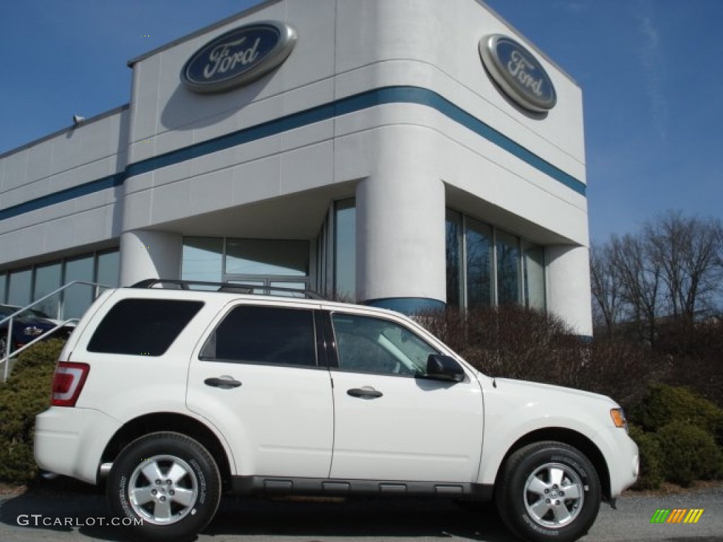 White Suede Ford Escape