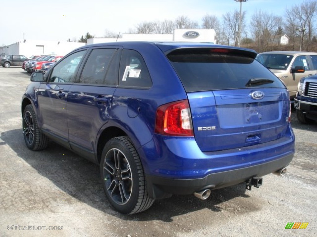 Deep Impact Blue Metallic 2013 Ford Edge SEL AWD Exterior Photo #62000902