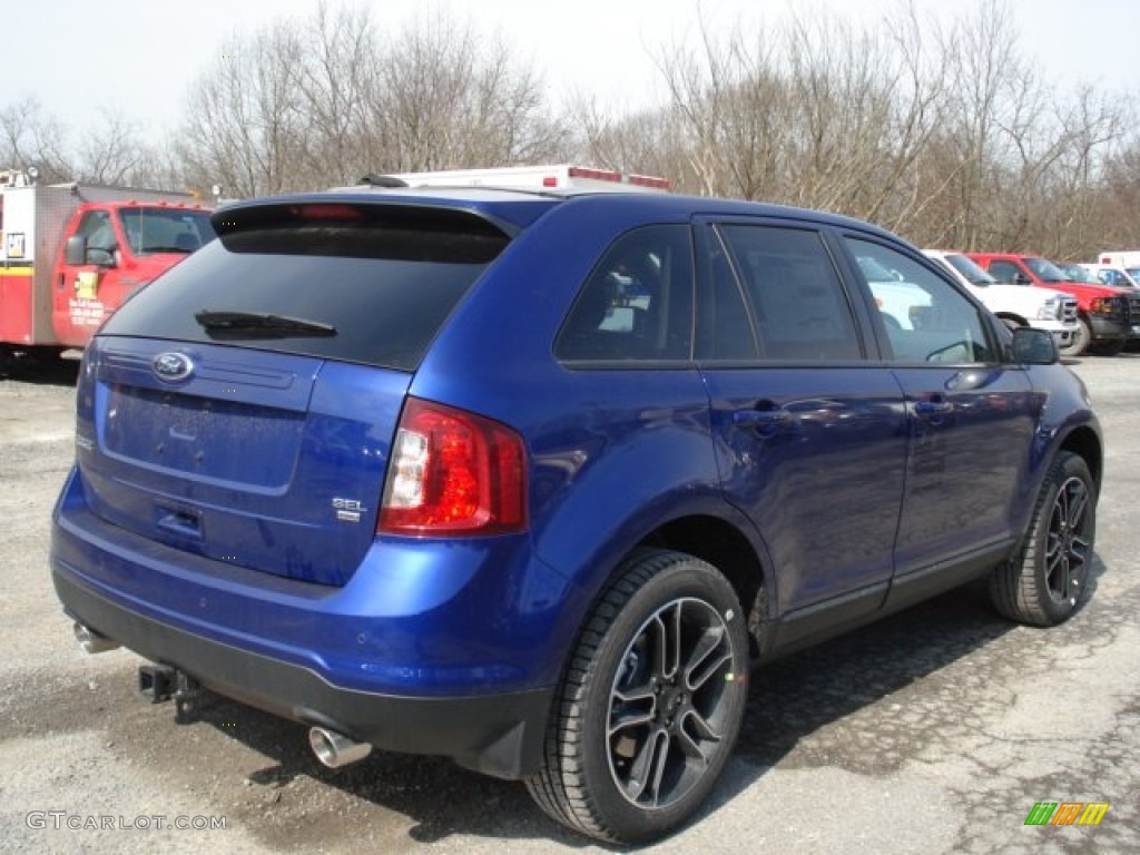 Deep Impact Blue Metallic 2013 Ford Edge SEL AWD Exterior Photo #62000917