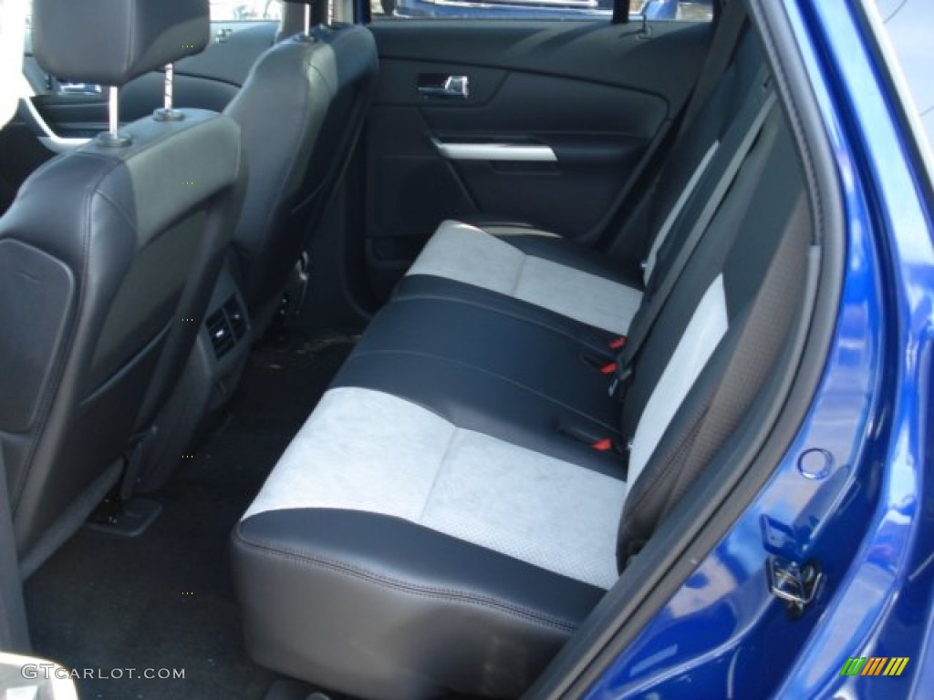 SEL Appearance Charcoal Black/Gray Alcantara Interior 2013 Ford Edge SEL AWD Photo #62000964