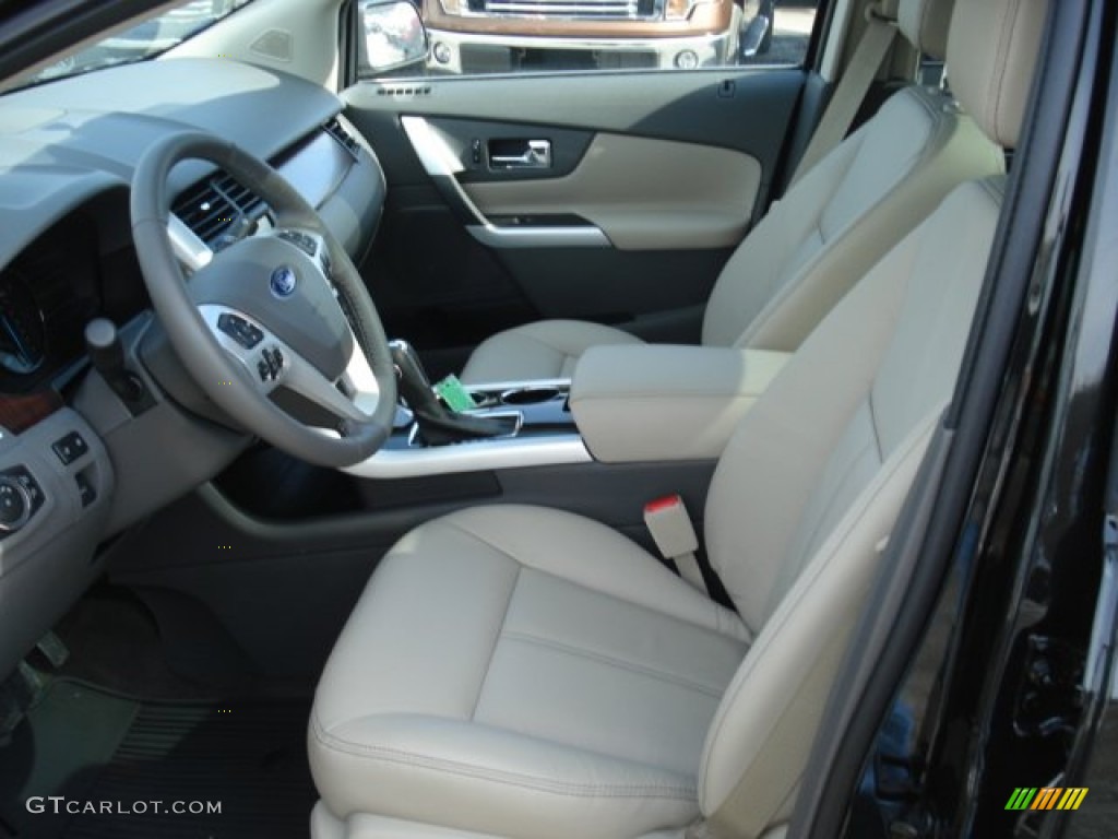 Medium Light Stone Interior 2013 Ford Edge Limited AWD Photo #62001120