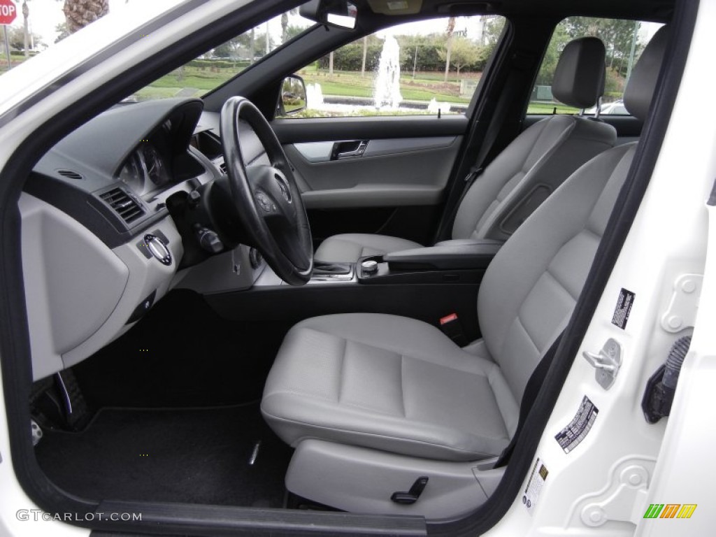 Grey/Black Interior 2008 Mercedes-Benz C 300 Sport Photo #62001900