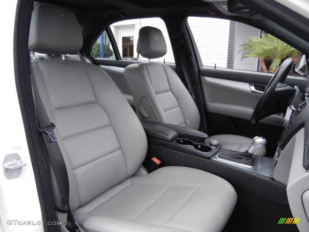 Grey/Black Interior 2008 Mercedes-Benz C 300 Sport Photo #62001954