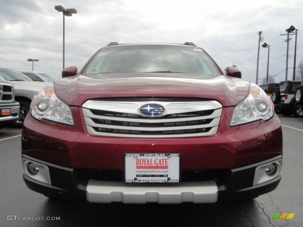 2011 Outback 3.6R Limited Wagon - Ruby Red Pearl / Warm Ivory photo #8