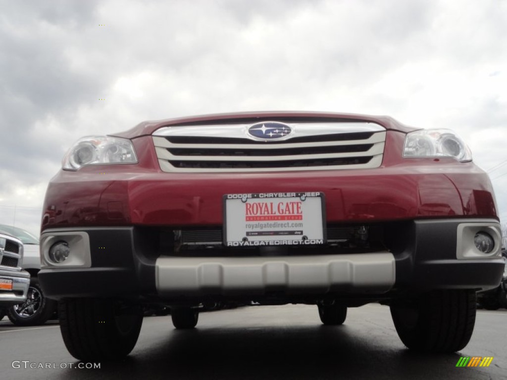2011 Outback 3.6R Limited Wagon - Ruby Red Pearl / Warm Ivory photo #9