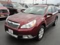 2011 Ruby Red Pearl Subaru Outback 3.6R Limited Wagon  photo #10