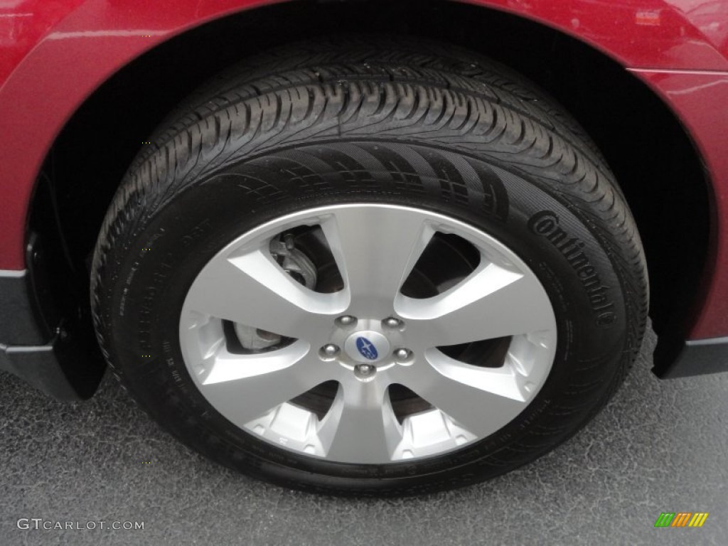 2011 Outback 3.6R Limited Wagon - Ruby Red Pearl / Warm Ivory photo #14
