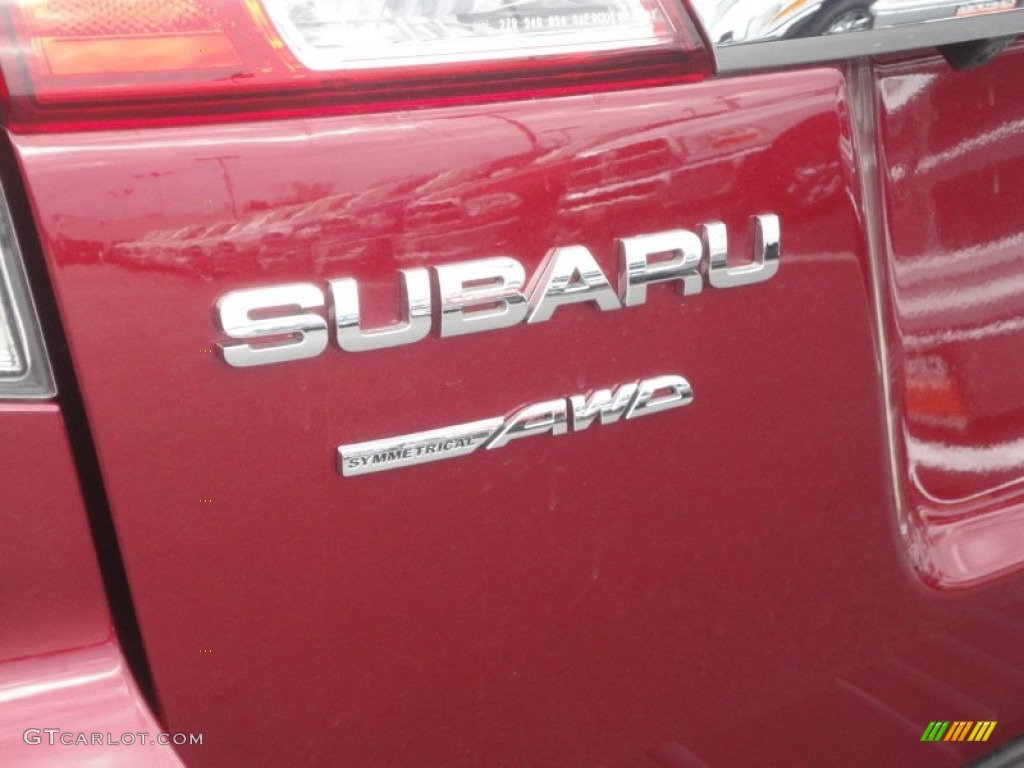2011 Outback 3.6R Limited Wagon - Ruby Red Pearl / Warm Ivory photo #16