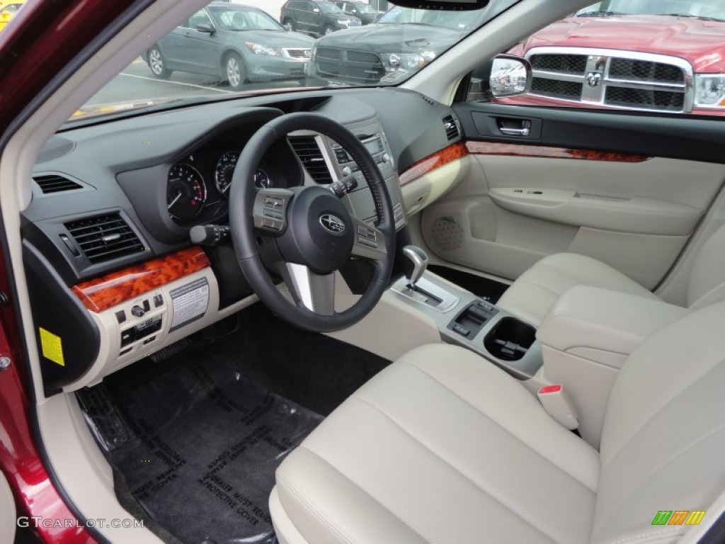 2011 Outback 3.6R Limited Wagon - Ruby Red Pearl / Warm Ivory photo #25