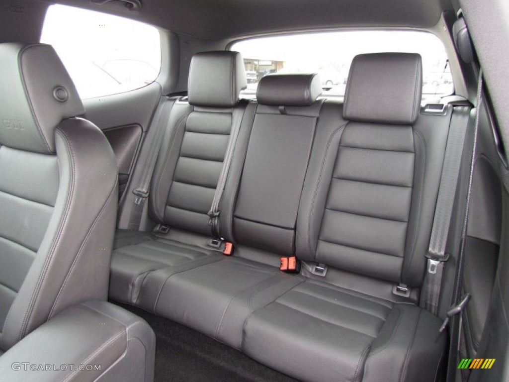 2012 Volkswagen GTI 2 Door Autobahn Edition Rear Seat Photo #62003253