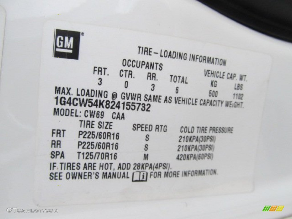 2002 Park Avenue  - White Diamond / Shale photo #24