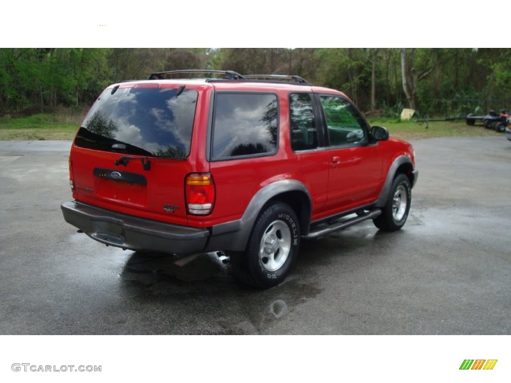 1999 Explorer Sport 4x4 - Bright Red Clearcoat / Medium Graphite Grey photo #4