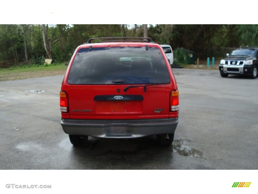 1999 Explorer Sport 4x4 - Bright Red Clearcoat / Medium Graphite Grey photo #5