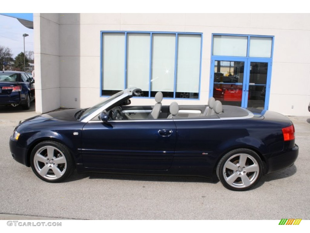 2006 A4 1.8T Cabriolet - Moro Blue Pearl Effect / Platinum photo #15