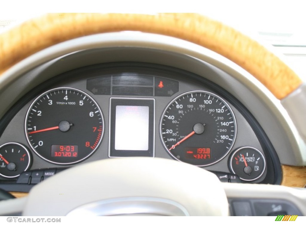 2008 A4 2.0T quattro Sedan - Brilliant Red / Beige photo #12