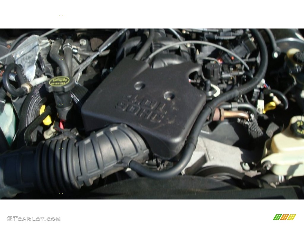 2002 Explorer Sport - Black Clearcoat / Medium Parchment photo #14
