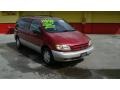 2000 Sunfire Red Pearl Toyota Sienna XLE  photo #1