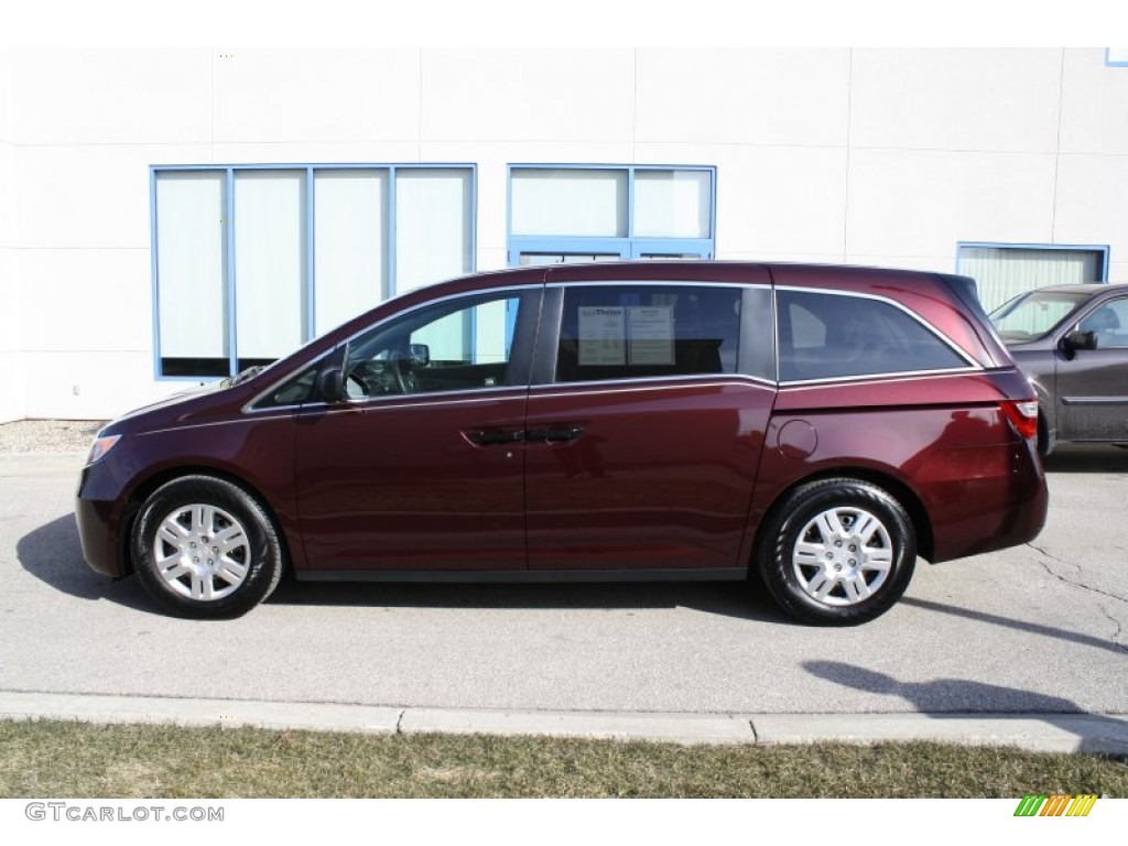 Dark Cherry Pearl 2011 Honda Odyssey LX Exterior Photo #62005518