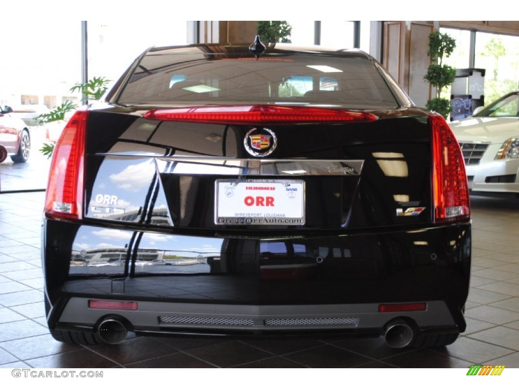 2011 CTS -V Sedan - Black Raven / Ebony photo #6