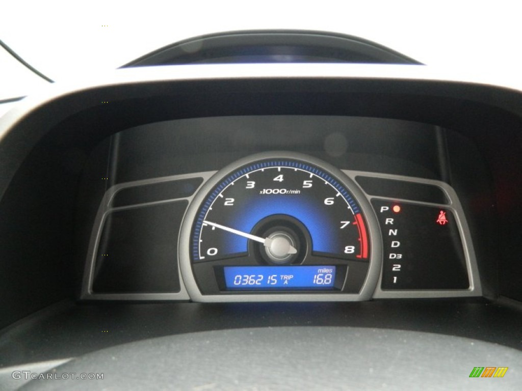 2010 Civic EX Coupe - Crystal Black Pearl / Black photo #18