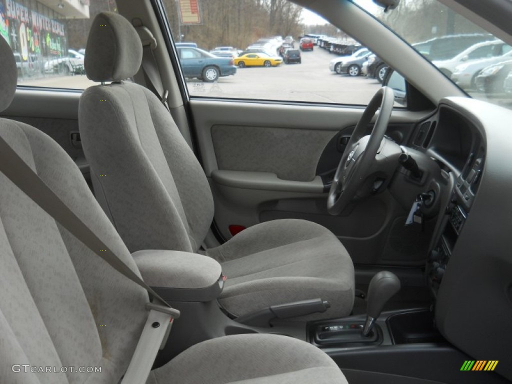 2006 Elantra GLS Sedan - Nordic White / Beige photo #7
