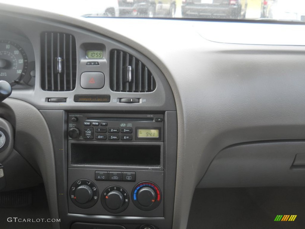2006 Elantra GLS Sedan - Nordic White / Beige photo #18