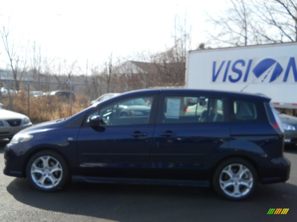 2008 MAZDA5 Grand Touring - Stormy Blue / Black photo #14
