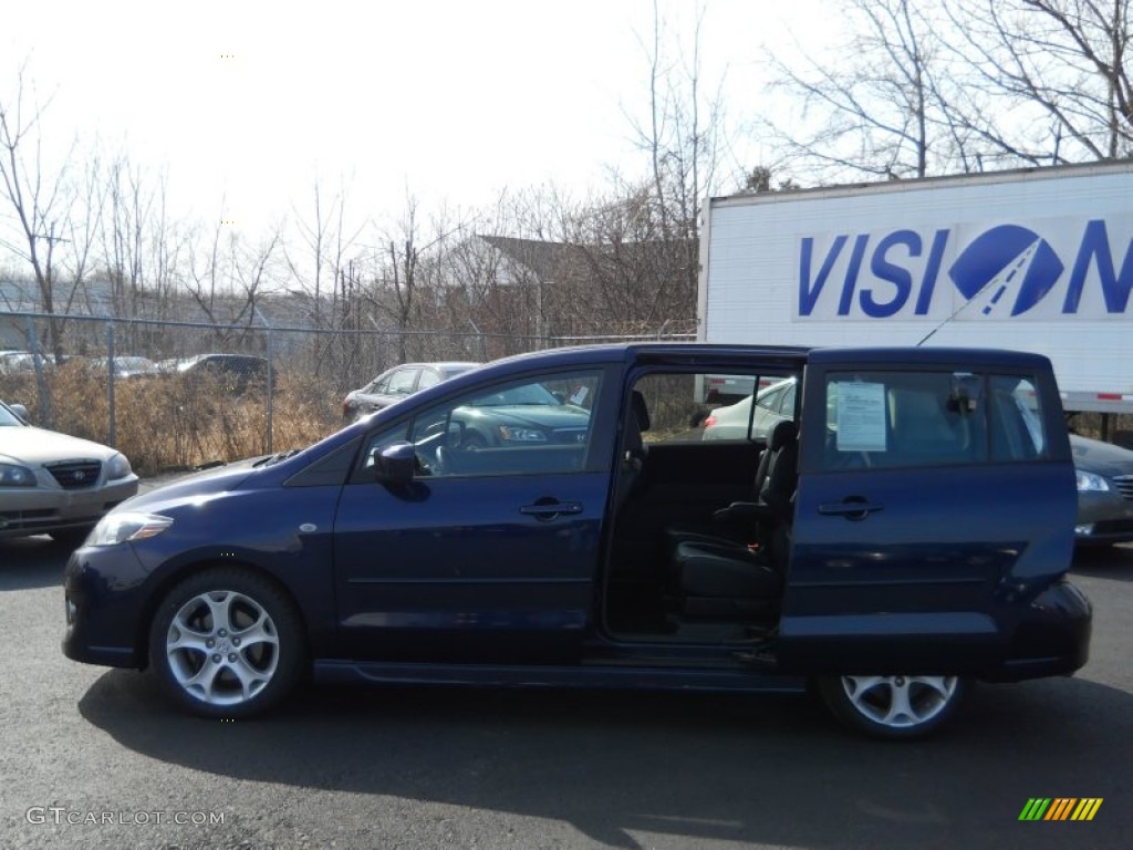 2008 MAZDA5 Grand Touring - Stormy Blue / Black photo #15
