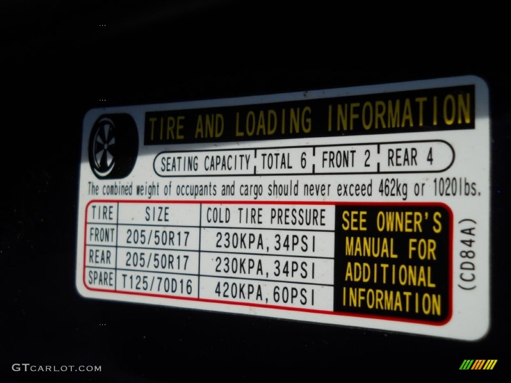 2008 MAZDA5 Grand Touring - Stormy Blue / Black photo #30