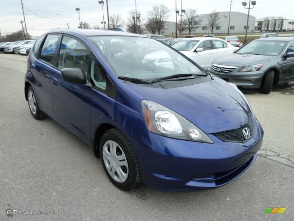 Blue Sensation Pearl 2009 Honda Fit Standard Fit Model Exterior Photo #62012781