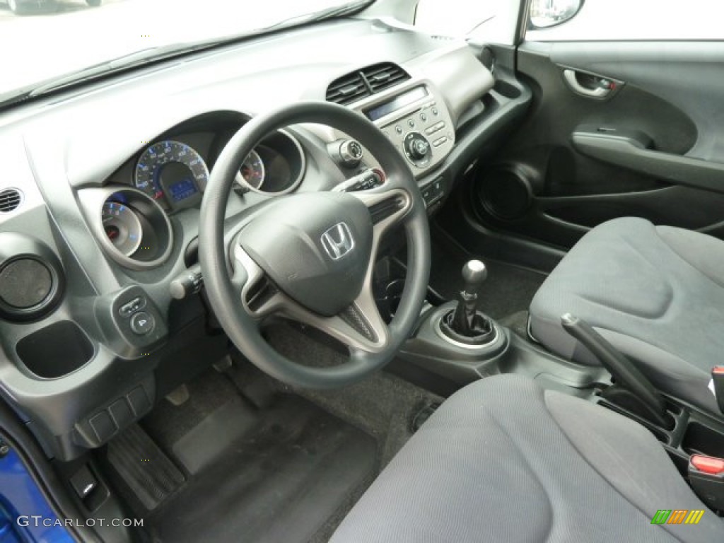 Gray Interior 2009 Honda Fit Standard Fit Model Photo #62012850