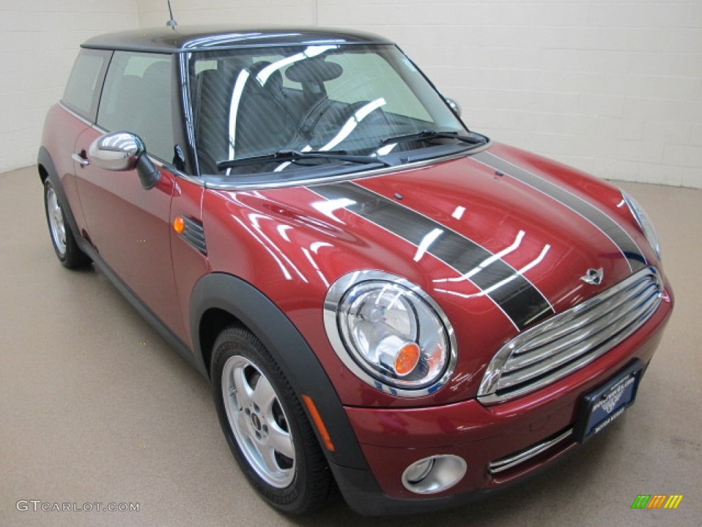 2007 Cooper Hardtop - Nightfire Red Metallic / Grey/Carbon Black photo #1