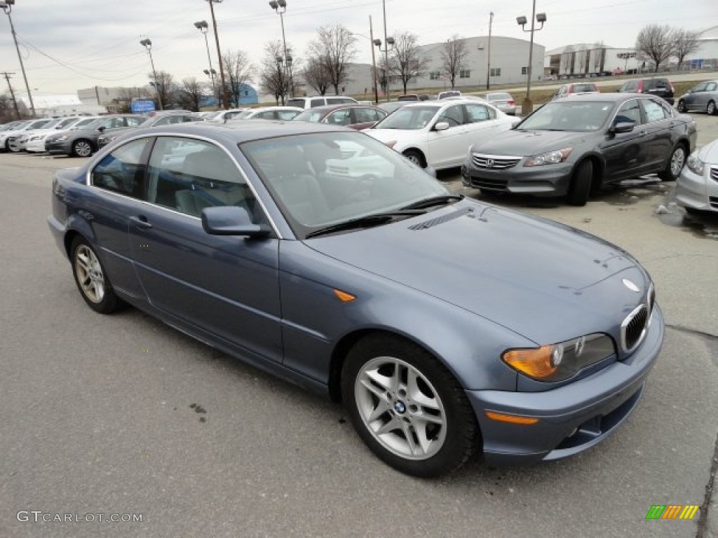 Steel Blue Metallic 2004 BMW 3 Series 325i Coupe Exterior Photo #62013444