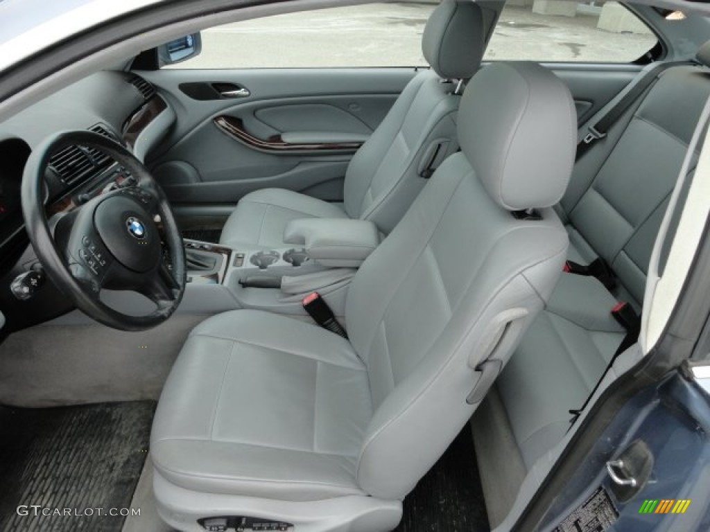 Grey Interior 2004 BMW 3 Series 325i Coupe Photo #62013471