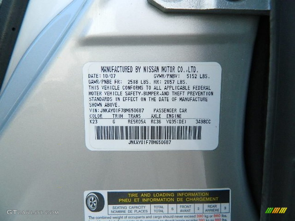 2008 M 35x AWD Sedan - Liquid Platinum Metallic / Graphite photo #24