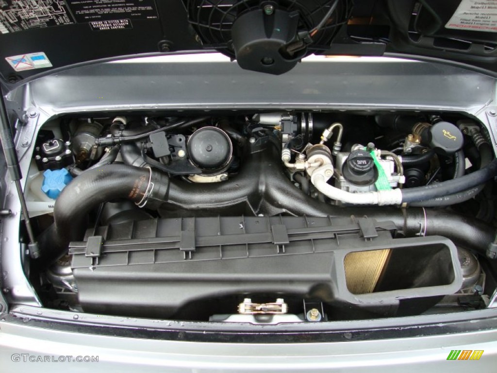 2003 Porsche 911 Turbo Coupe 3.6 Liter Twin-Turbocharged DOHC 24V VarioCam Flat 6 Cylinder Engine Photo #62014968