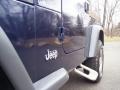 2001 Patriot Blue Pearl Jeep Wrangler SE 4x4  photo #25