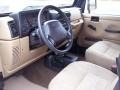 Camel 2001 Jeep Wrangler SE 4x4 Interior Color
