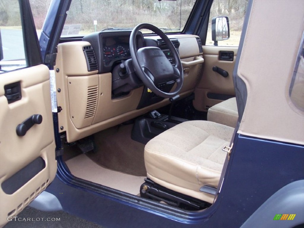 Camel Interior 2001 Jeep Wrangler SE 4x4 Photo #62015313