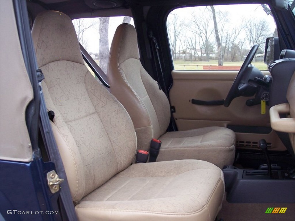 Camel Interior 2001 Jeep Wrangler SE 4x4 Photo #62015337