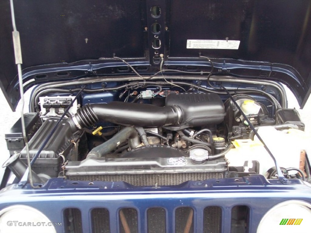 2001 Jeep Wrangler SE 4x4 2.5 Liter OHV 8-Valve 4 Cylinder Engine Photo #62015457