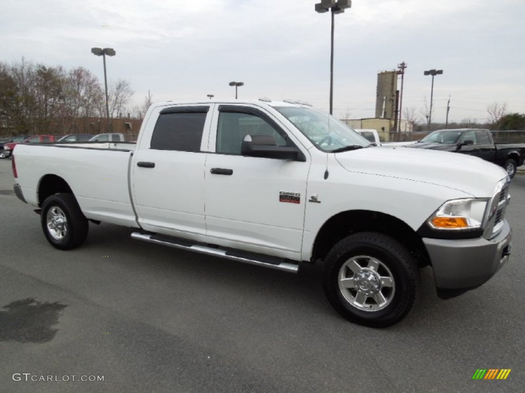 2010 Ram 3500 SLT Crew Cab 4x4 - Bright White / Dark Slate/Medium Graystone photo #2