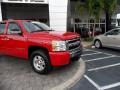 2009 Victory Red Chevrolet Silverado 1500 LT Extended Cab 4x4  photo #22
